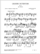 Grande ouverture op. 61 - Mauro Giuliani - Partition - Guitare
